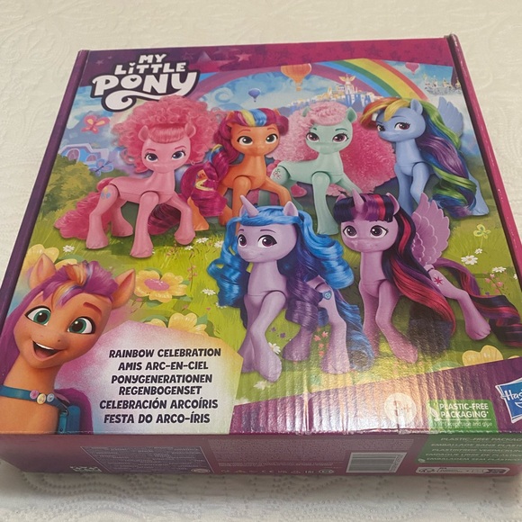 Hasbro Other - Hasbro My Little Pony Rainbow Celebration Set Of 3 Ponies Only